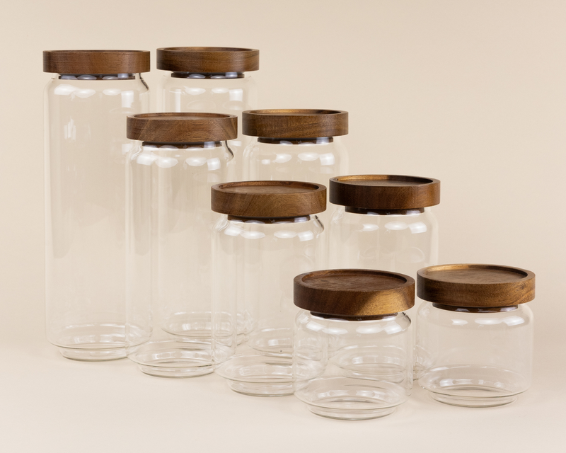 The Glass Canister Eight Set