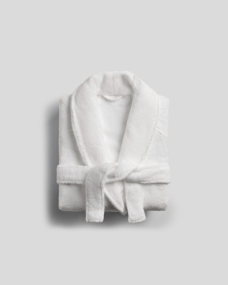 Classic Plush Robe, White