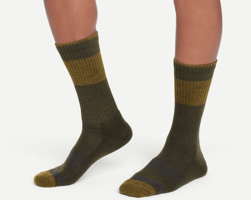Men's Merino Wool Blend Calf Sock 4-Pack