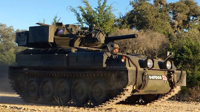 British Scorpion Tank Ride Along for One, Uvalde, TX