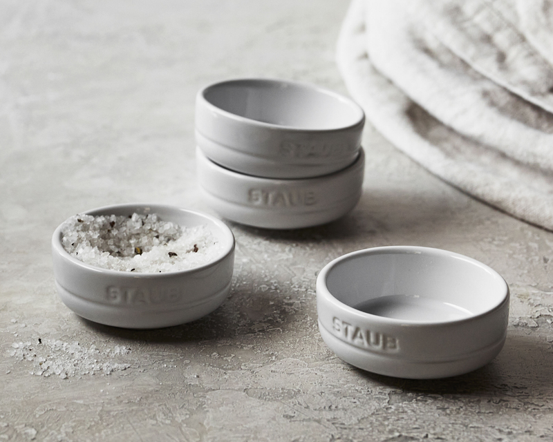Ceramic 4-Piece Condiment Dish Set