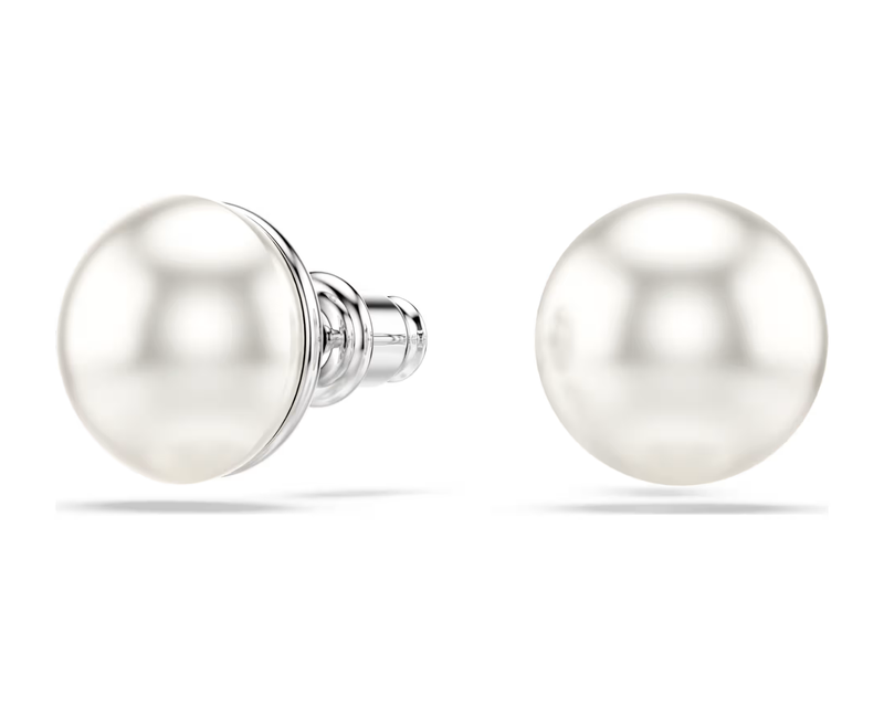 Crystal Pearl Matrix Stud Earrings