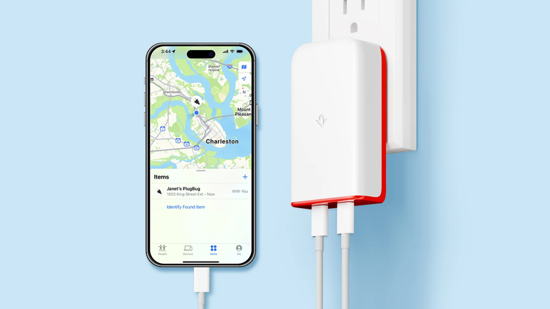 PlugBug Travel 50W Charger with Find My