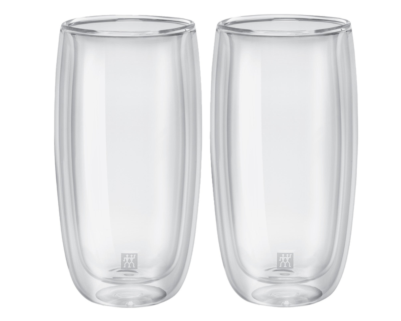 Sorrento 2-Piece Double Wall Glass Beverage Set