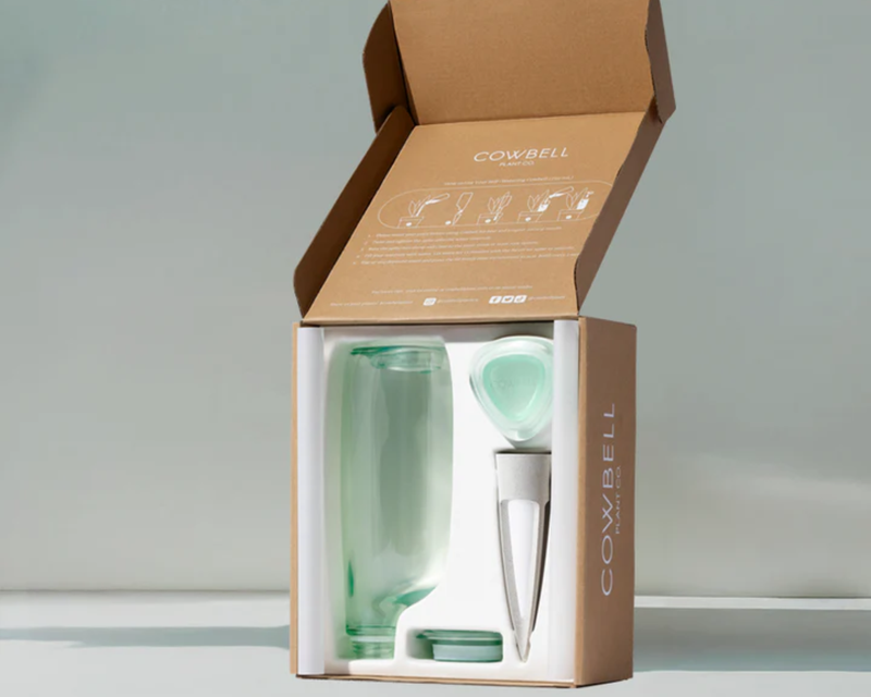 Cowbell Self-Watering Plant Care Kit