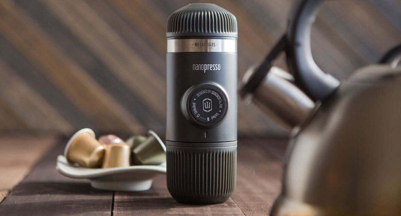 Nanopresso Portable Coffee Maker + Nespresso Capsule Adapter