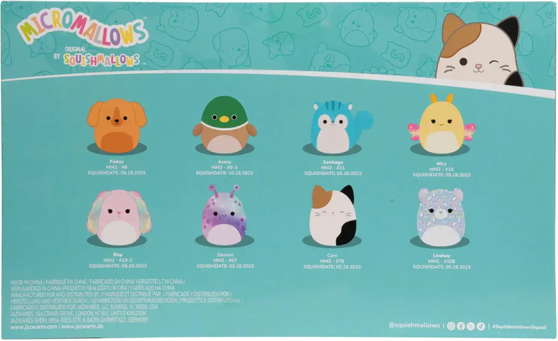 Original Micromallows 8-Pack Mini Plush Set