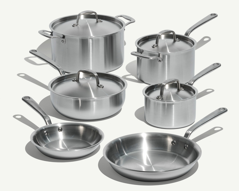 Stainless Clad 10-Piece Set