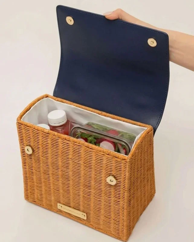 The Hand-Painted Wicker Luncher