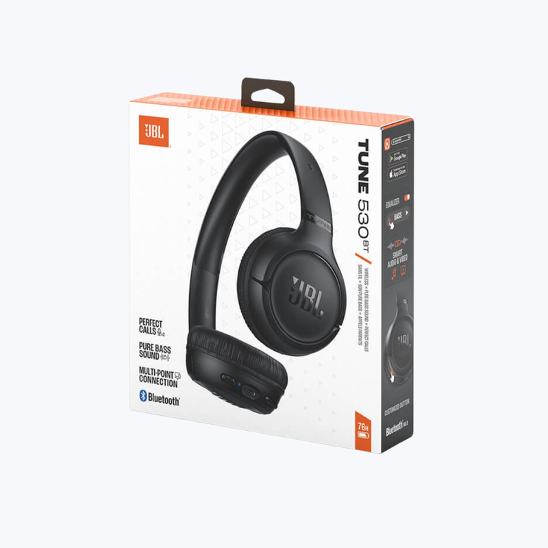 Branded JBL Tune 530BT Wireless On-Ear Headphones
