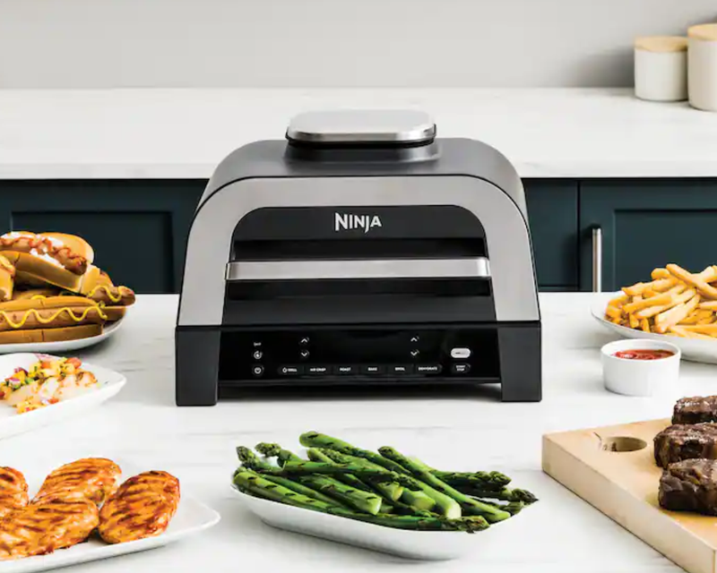 Foodi Smart XL 6-in-1 Indoor Grill & Air Fryer w/ Built-in Thermometer