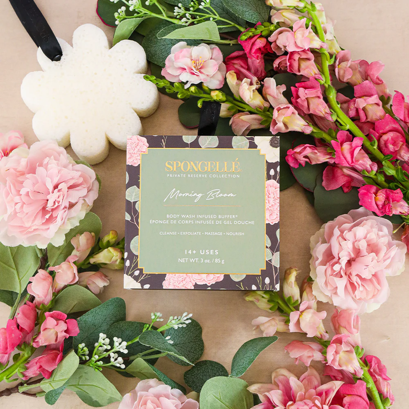 Boxed Flower Body Wash Infused Sponge