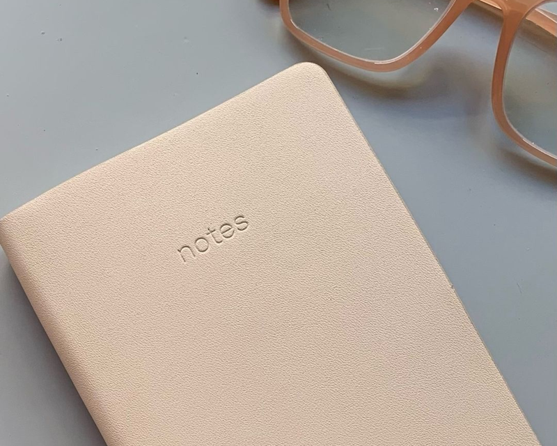 A5 Vegan Leather Notebook
