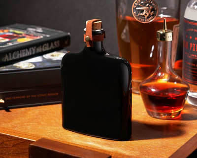 Nautilus Ceramic Flask