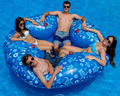 Tropical 4 Person Lounger