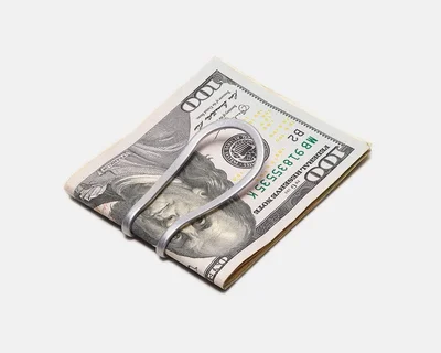 Station Money Clip in Vapor Silver