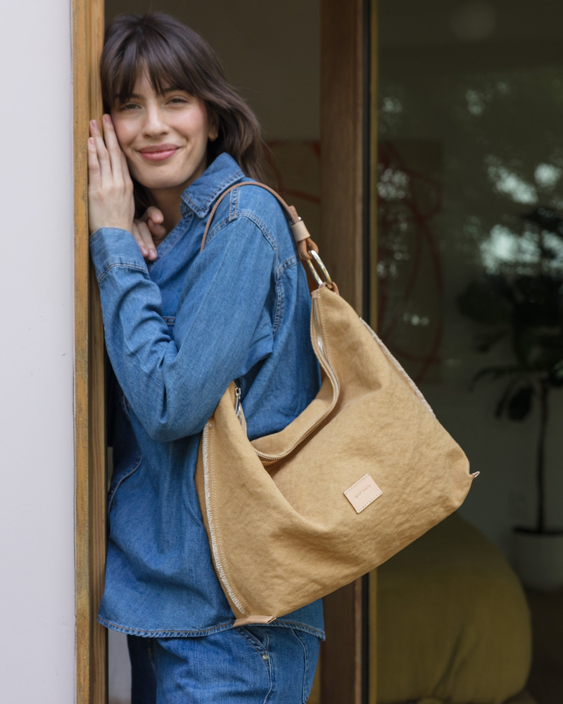 Hana Canvas Hobo Bag