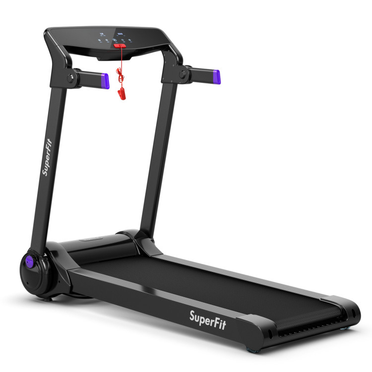 Folding Electric Treadmill | Purple