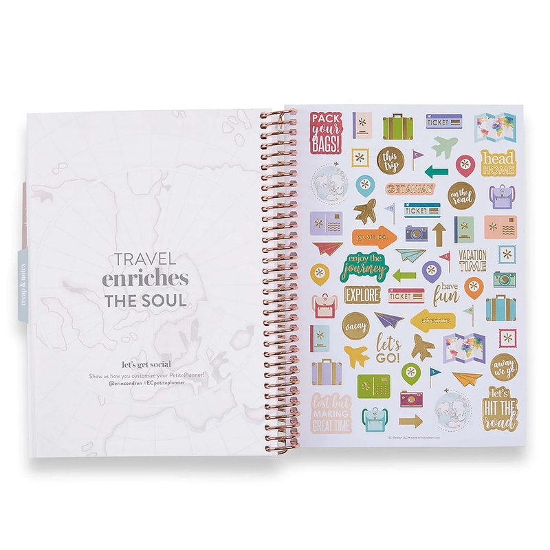 A5 Travel Journal Vacation Planner