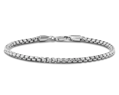 Sterling Silver Box Chain Bracelet