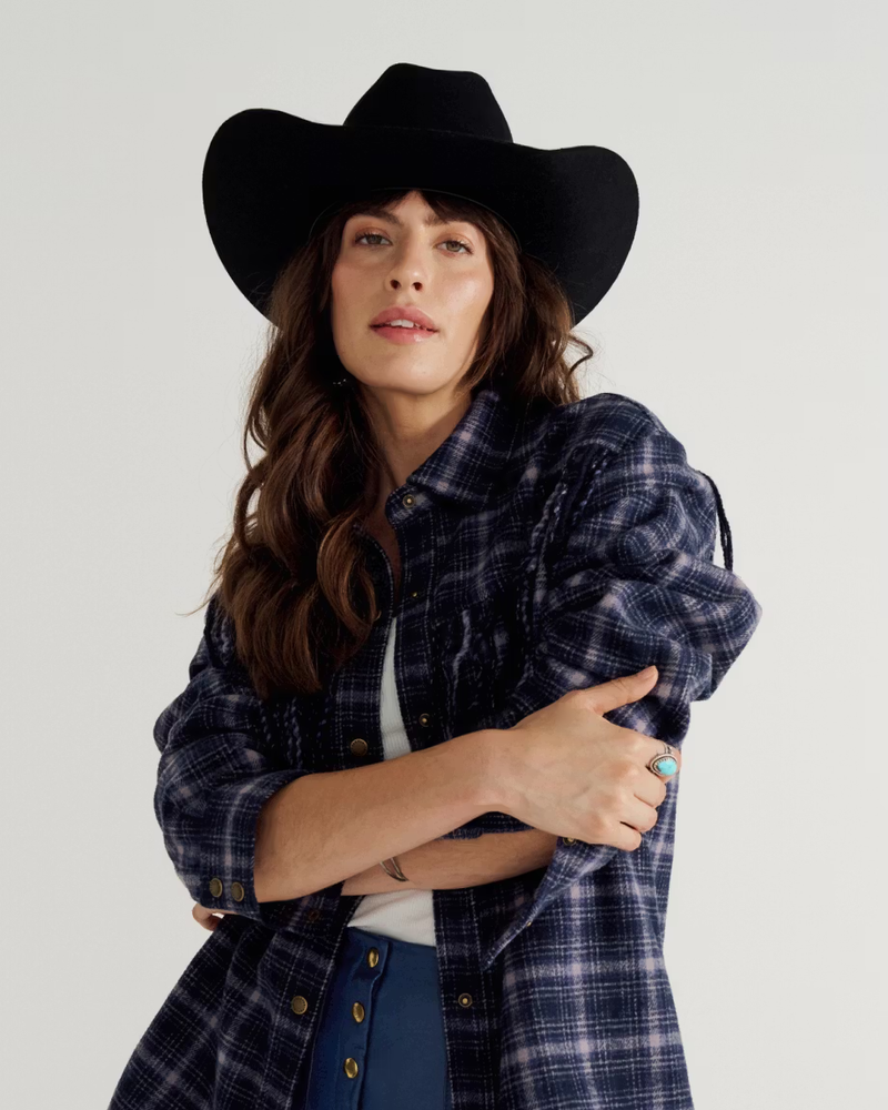 Cattleman Wool Cowboy Hat, Black