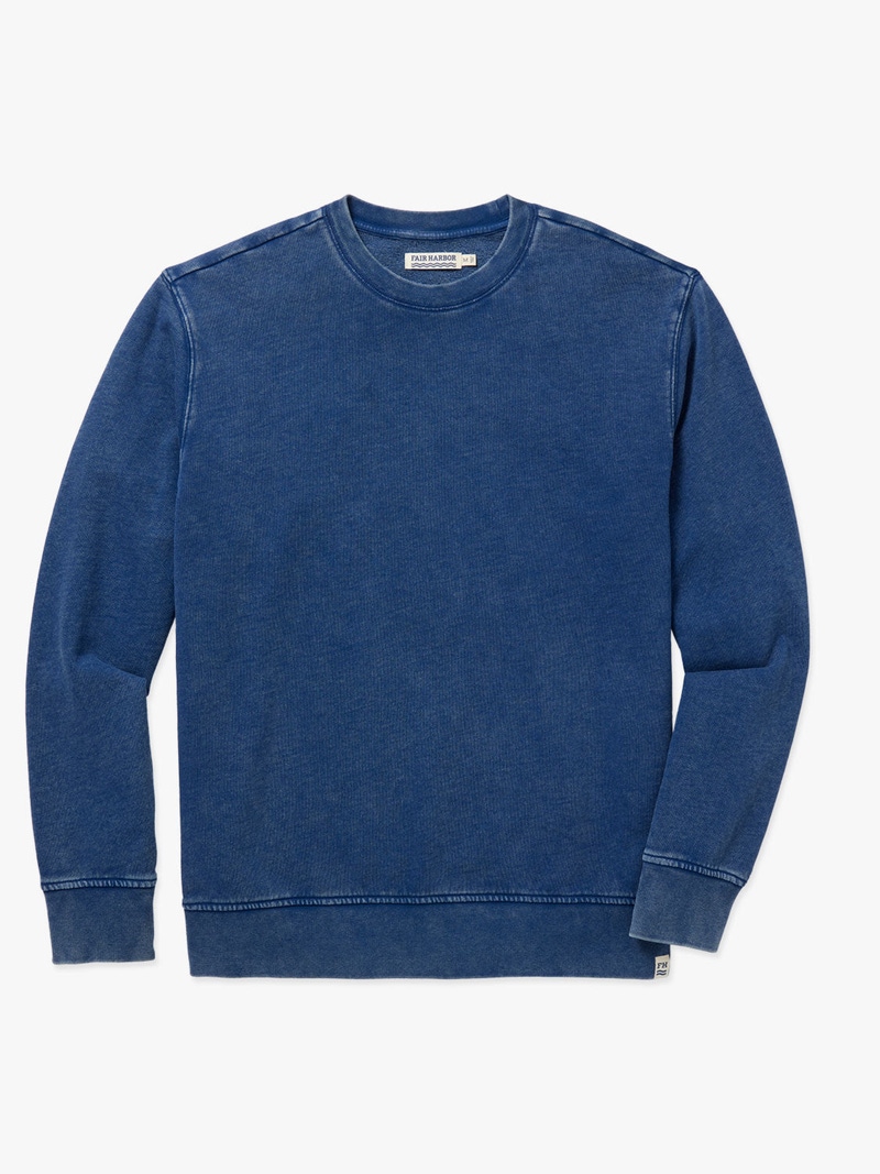 Saltaire Crewneck, Navy