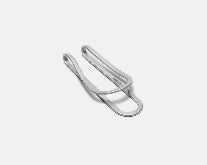 Station Money Clip in Vapor Silver