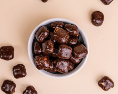 Candy Cane Sea Salt Caramels