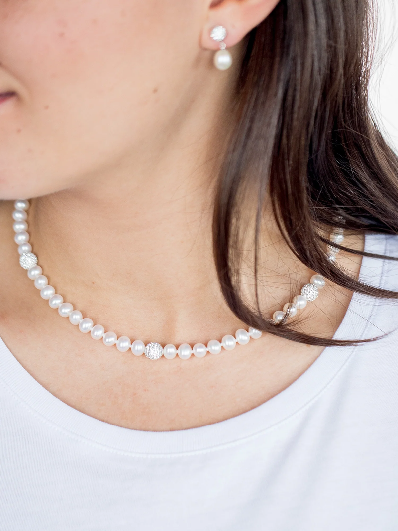 Crystal Bead Necklace