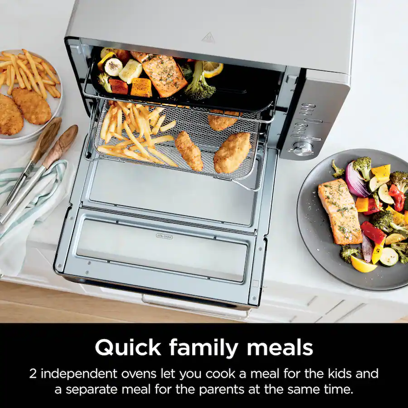 DoubleStack XL Countertop Oven & Air Fryer w/ Pro Cook System