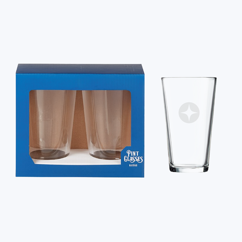 Branded 16oz Pint Glass Set of 2