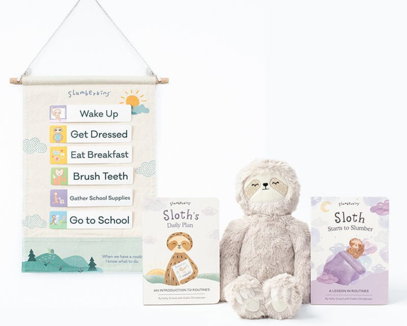 Visual Schedule + Routines with Sloth Gift Set