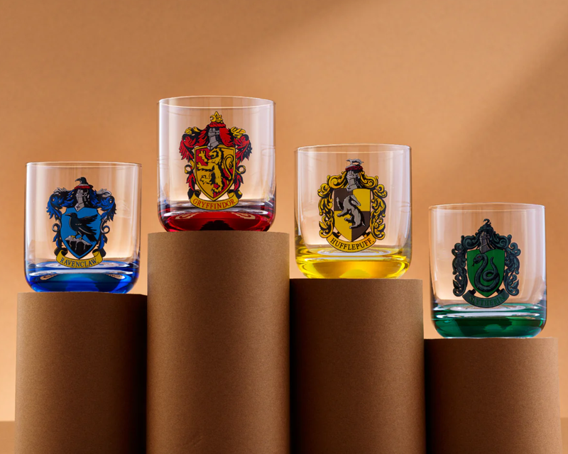 Harry Potter House Pride Short Drinking Glasses, Set of 4