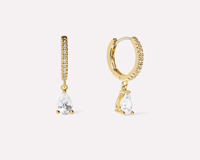 Elise Delicate Huggie Hoops