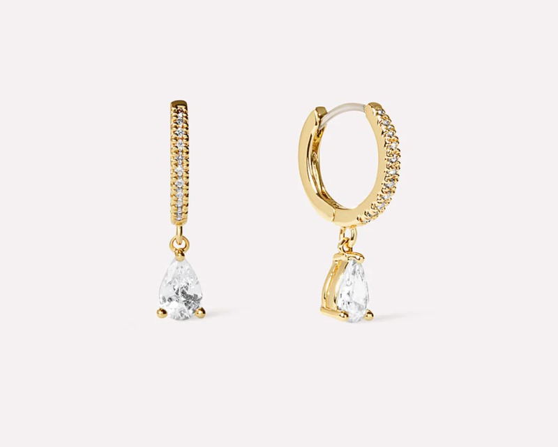 Elise Delicate Huggie Hoops