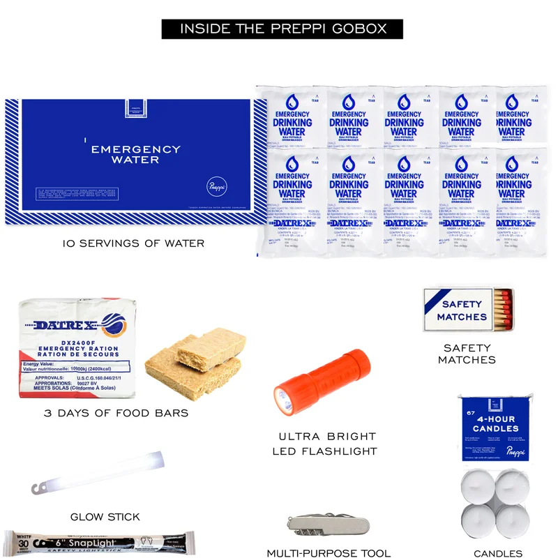 The GoBox, 3-Day Kit