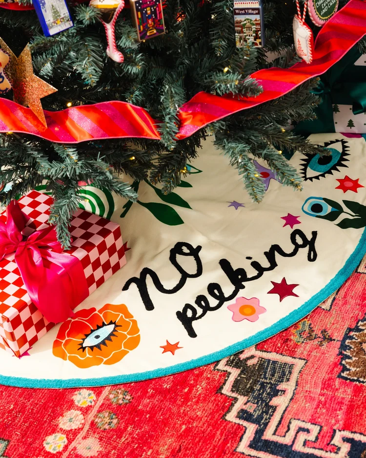 Embroidered Tree Skirt