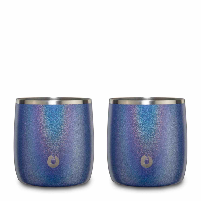 Stainless Steel Rocks Glass Set of 2