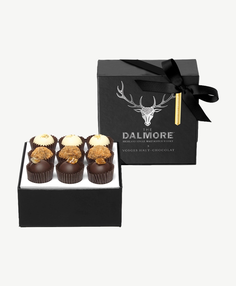 9 Piece Dalmore Scotch-Infused Truffle Gift Box