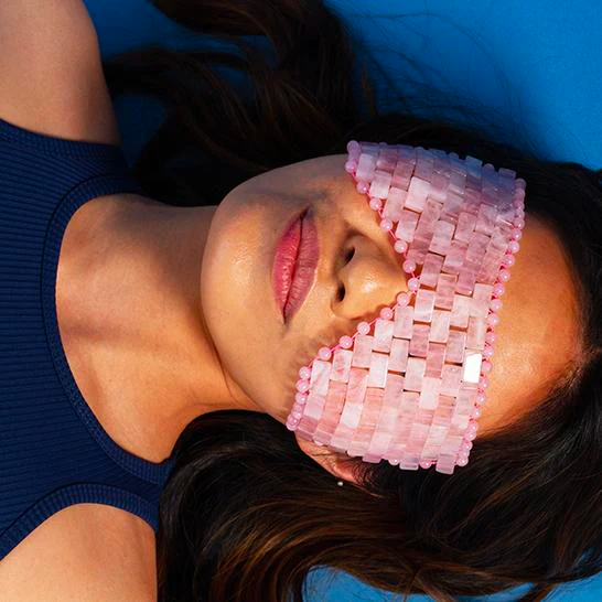 Rose Quartz Eye Mask