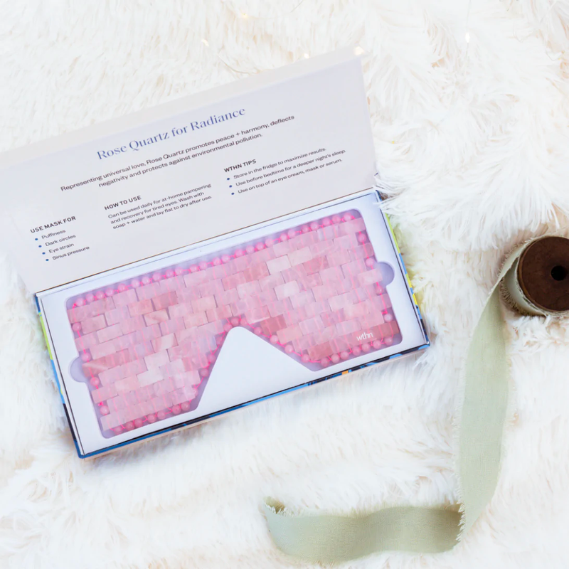 Rose Quartz Eye Mask
