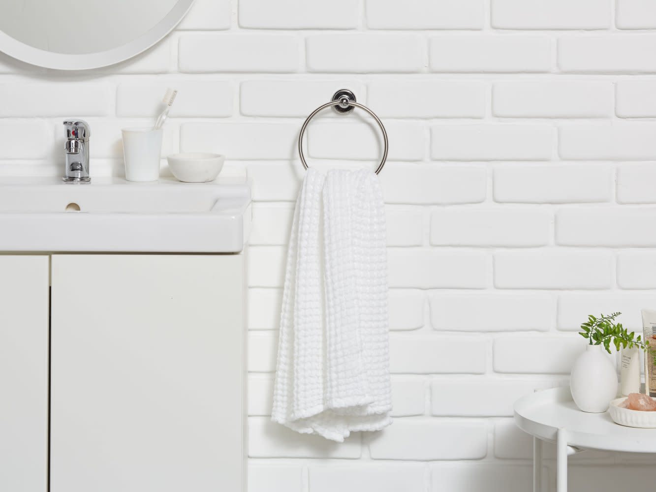 Parachute Home Waffle Hand Towel - Thumbnail 3