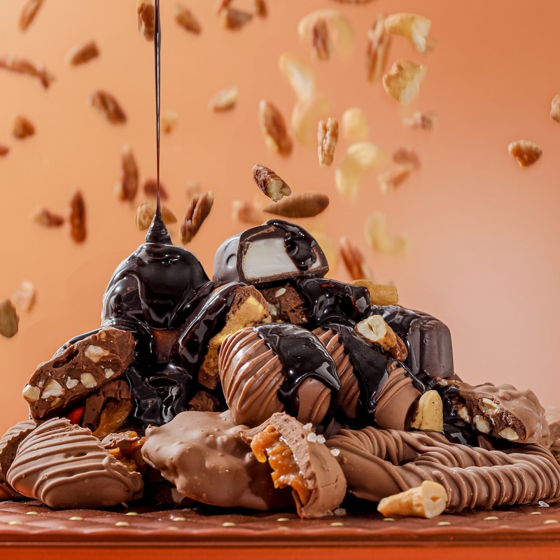 Assorted Chocolate and Nut 2-Piece Gift Tin Bundle