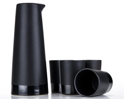 5-Piece Stoneware Sake Set