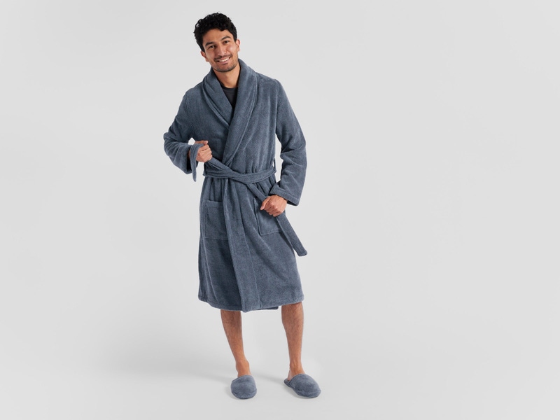Classic Turkish Cotton Robe, Dusk