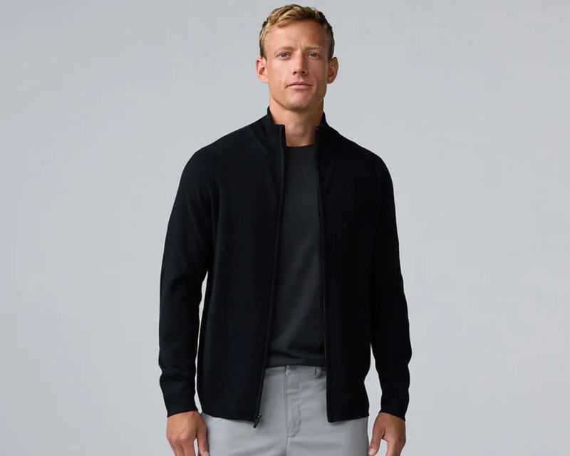 Tech Merino Full-Zip Sweater