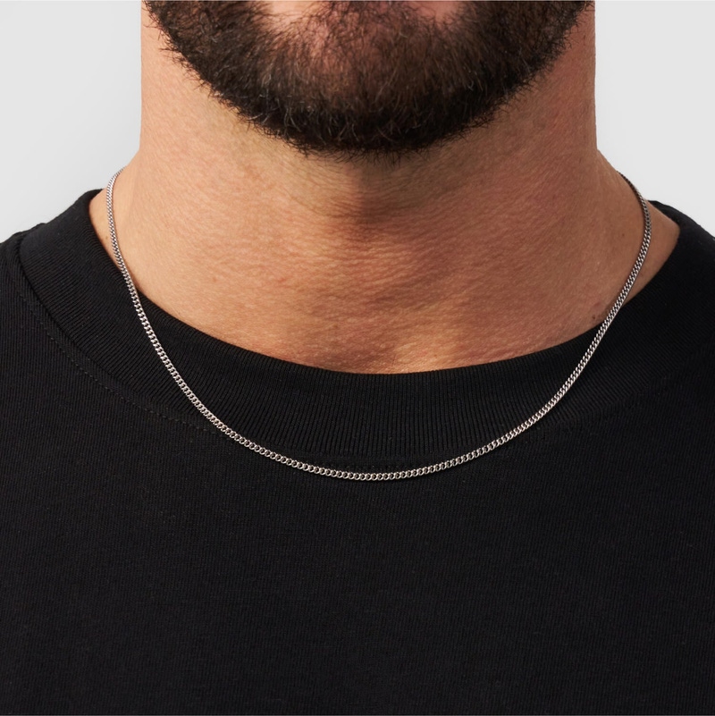 Silver Connel Chain 2mm