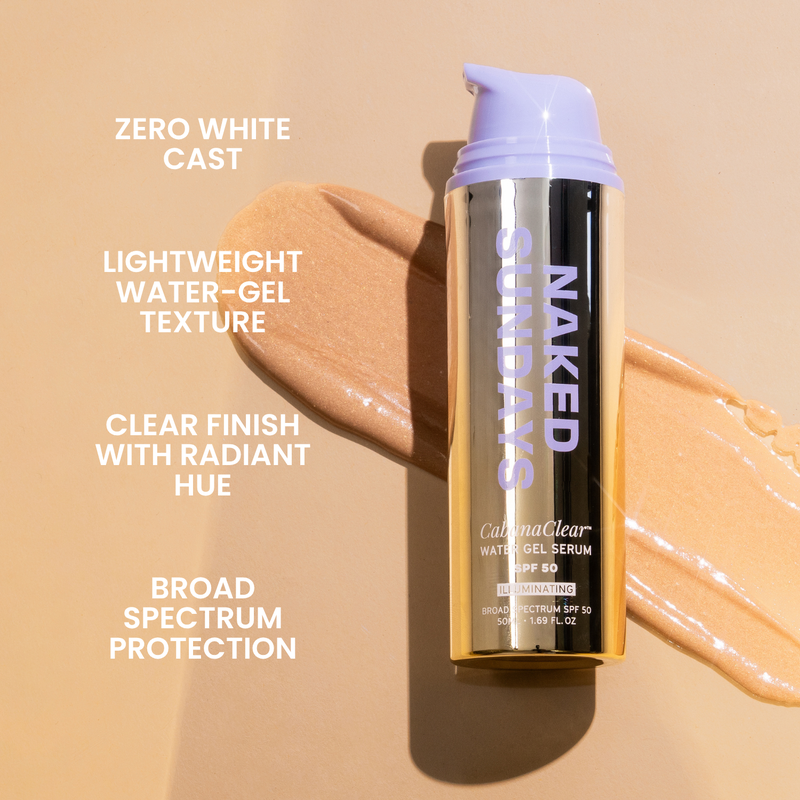 CabanaClear Water Gel Serum SPF50 in Illuminating