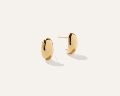 Globe Huggie Hoops