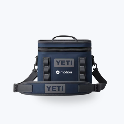 Branded YETI Hopper Flip 8 Can Cooler